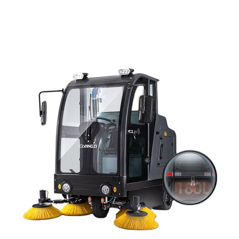 YANGZI S10 Full Closed Electric Automatic Big Street Sweeper Car Ride On Road Floor Sweeper Clean Machine